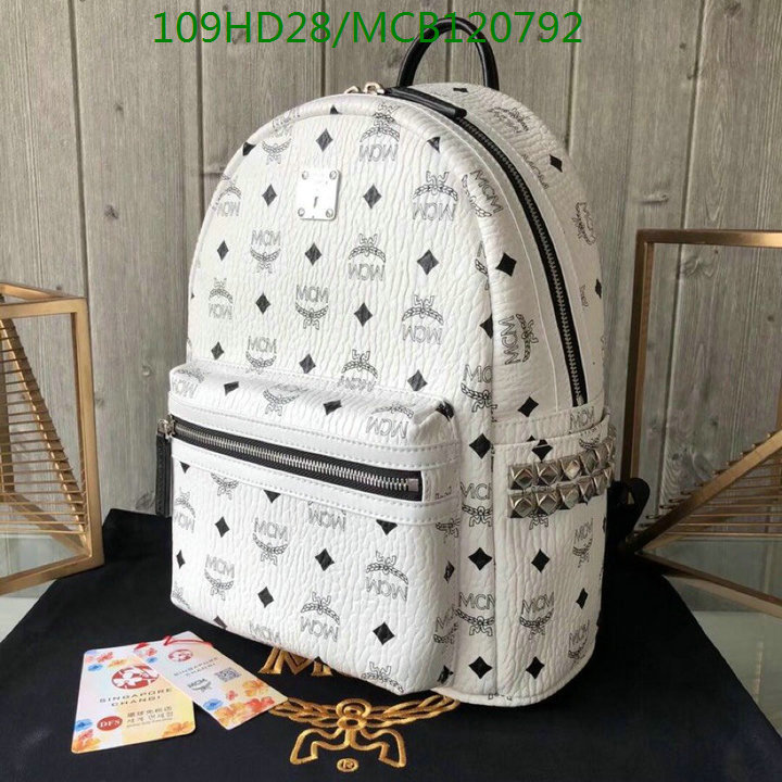 MCM Bag-(Mirror)-Backpack-,Code: MCB120792,$: 109USD