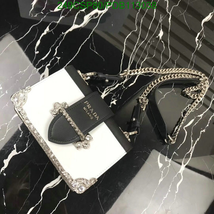 Prada Bag-(Mirror)-Diagonal-,Code: PDB113038,$: 249USD