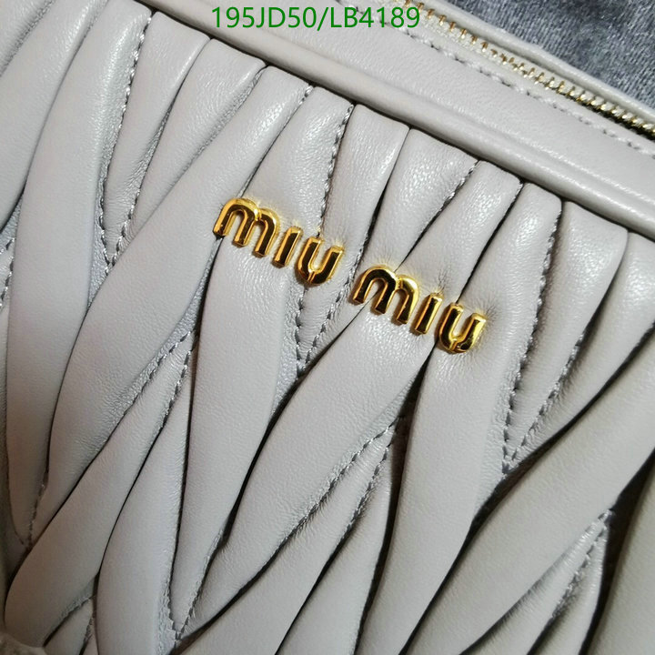 Miu Miu Bag-(Mirror)-Diagonal-,Code: LB4189,$: 195USD
