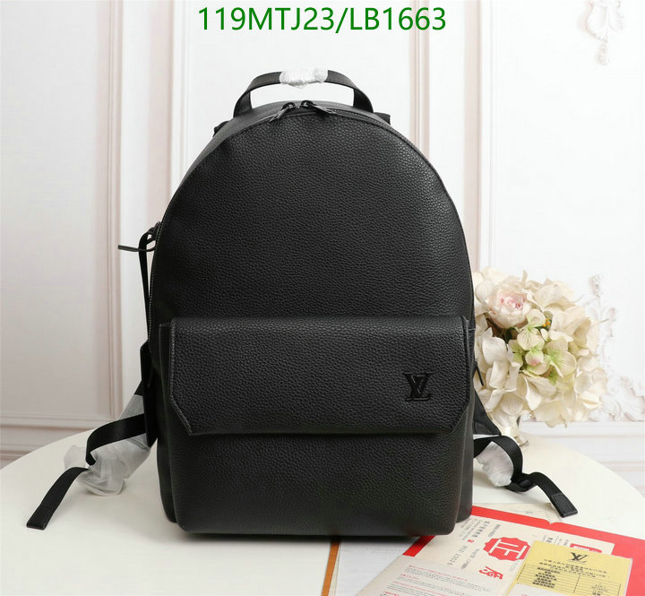 LV Bags-(4A)-Backpack-,Code: LB1663,$: 119USD