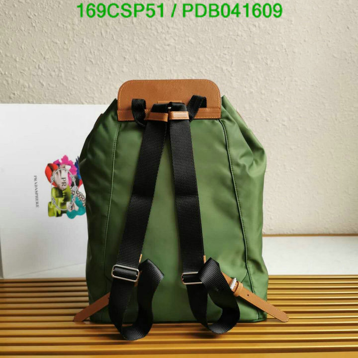 Prada Bag-(Mirror)-Backpack-,Code: PDB041609,$: 169USD