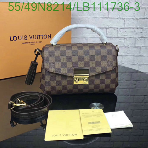 LV Bags-(4A)-Pochette MTis Bag-Twist-,Code：LB111736,$: 55USD