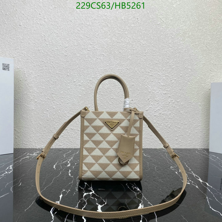 Prada Bag-(Mirror)-Diagonal-,Code: HB5261,$: 229USD