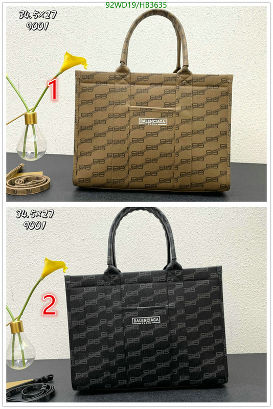 Balenciaga Bag-(4A)-Other Styles-,Code: HB3635,$: 92USD