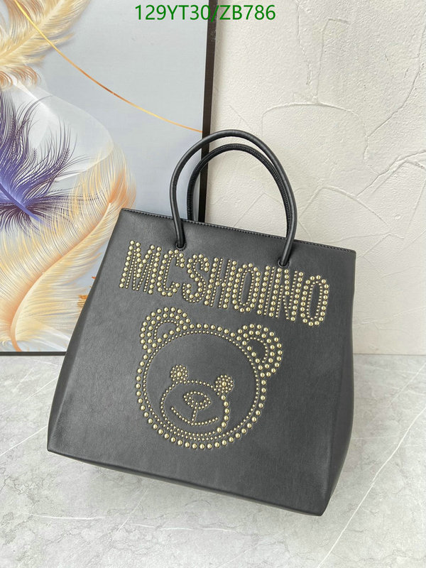 Moschino Bag-(Mirror)-Handbag-,Code: ZB786,$: 129USD