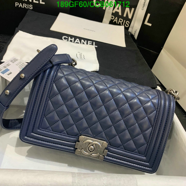 Chanel Bags -(Mirror)-Le Boy,Code: CCB061712,$: 189USD