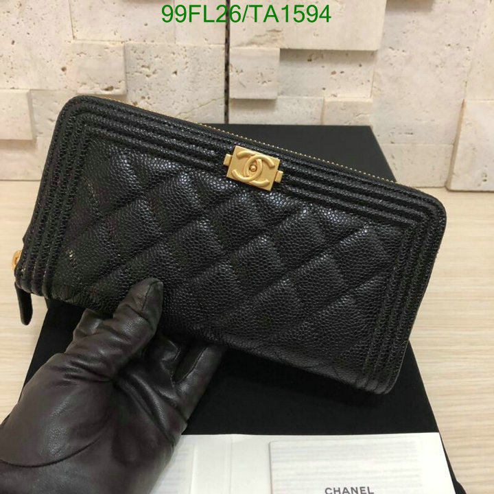 Chanel Bags -(Mirror)-Wallet-,Code: TA1594,$: 99USD