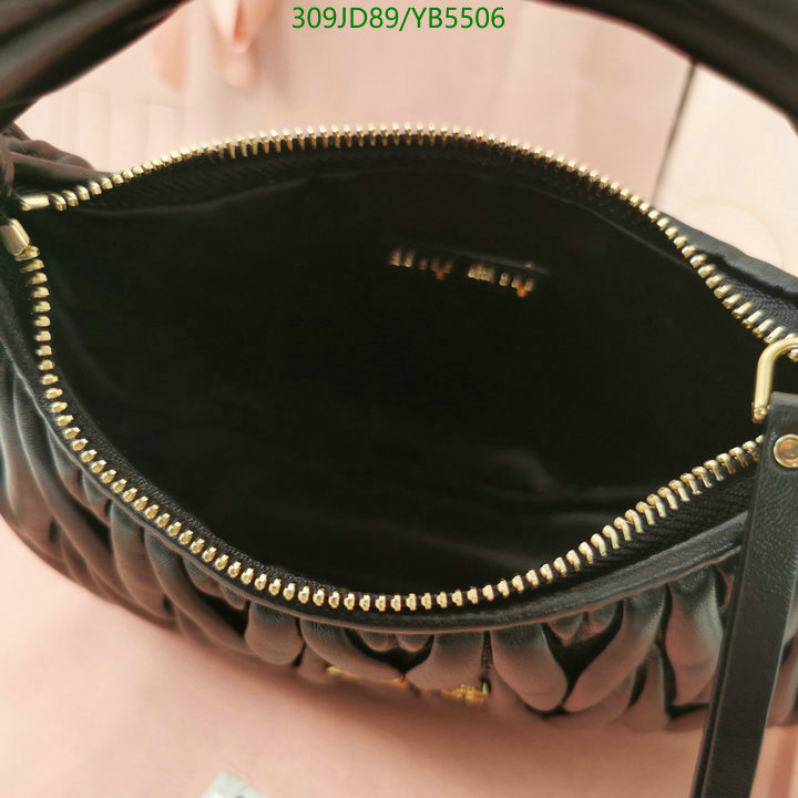 Miu Miu Bag-(Mirror)-Handbag-,Code: YB5506,$: 309USD