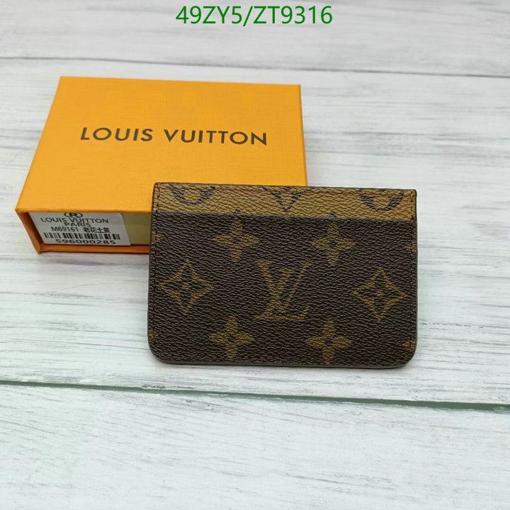 LV Bags-(4A)-Wallet-,Code: ZT9316,$: 49USD