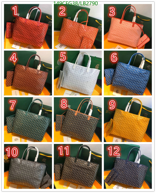 Goyard Bag-(Mirror)-Handbag-,Code: LB2790,$: 149USD