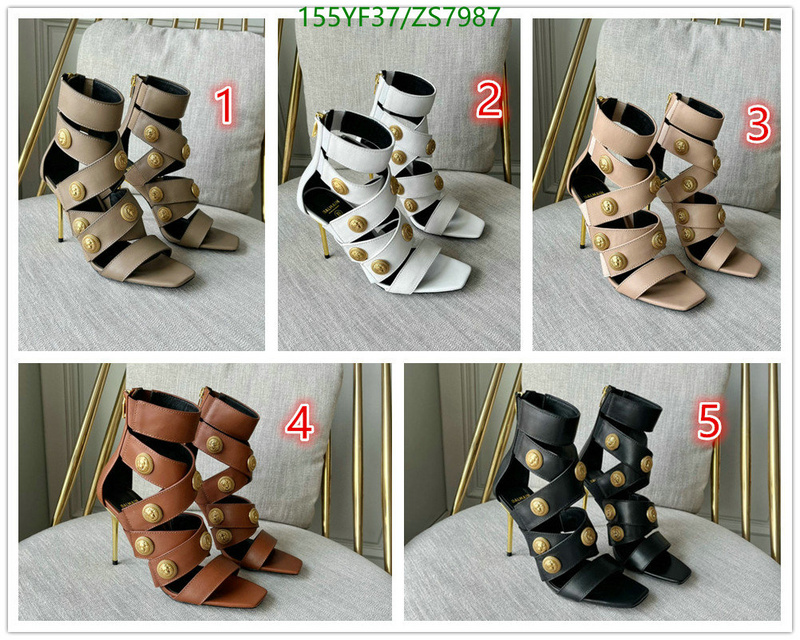 Women Shoes-Balmain, Code: ZS7987,$: 155USD