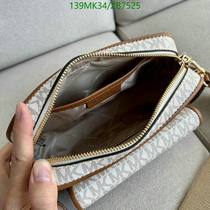 Michael Kors Bag-(Mirror)-Diagonal-,Code: ZB7525,$: 139USD