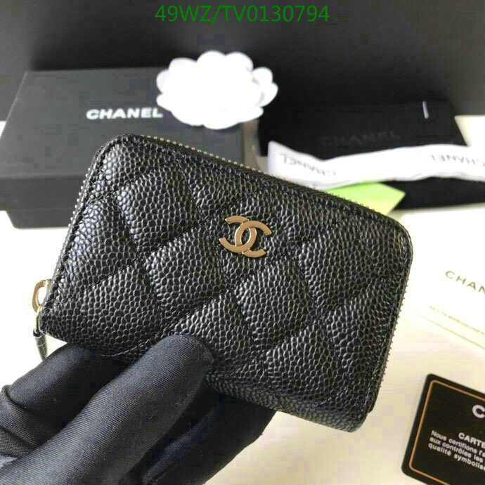 Chanel Bags ( 4A )-Wallet-,Code: TV0130794,$: 49USD