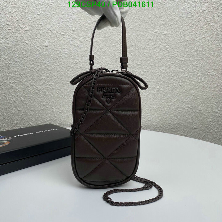 Prada Bag-(Mirror)-Diagonal-,Code: PDB041611,$: 129USD