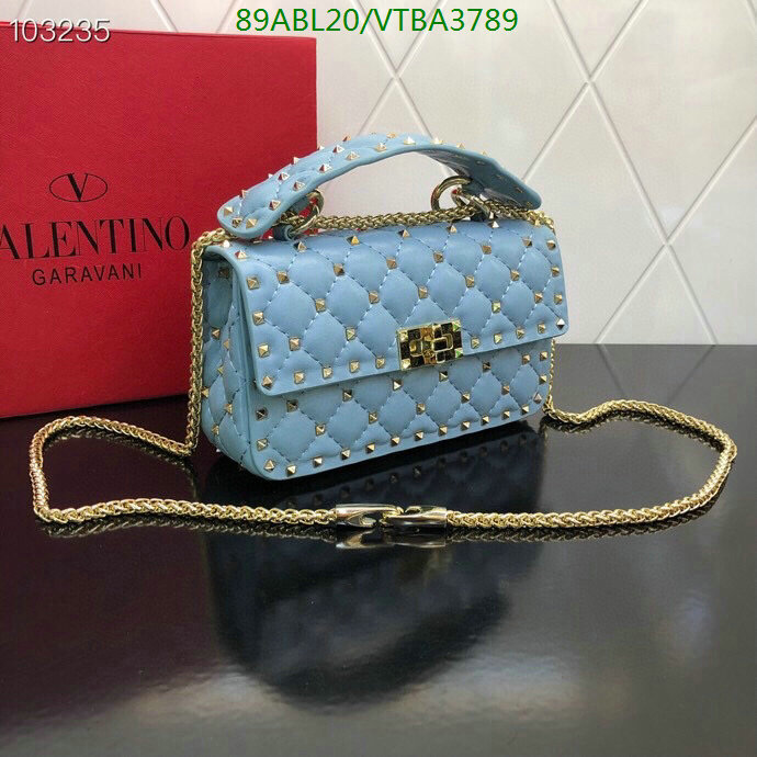 Valentino Bag-(4A)-Rockstud Spike-,Code: VTBA3789,$: 89USD