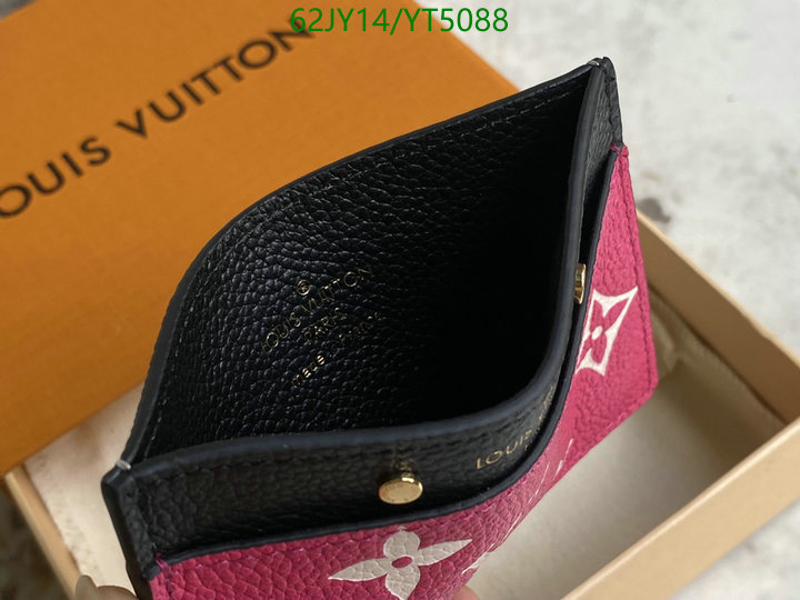 LV Bags-(Mirror)-Wallet-,Code: YT5088,$: 62USD