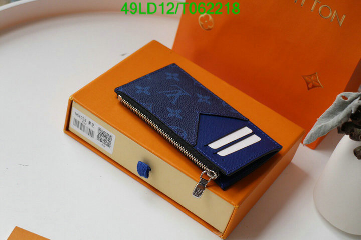 LV Bags-(Mirror)-Wallet-,Code: T062218,$: 49USD