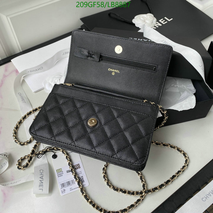 Chanel Bags -(Mirror)-Diagonal-,Code: LB8887,$: 209USD