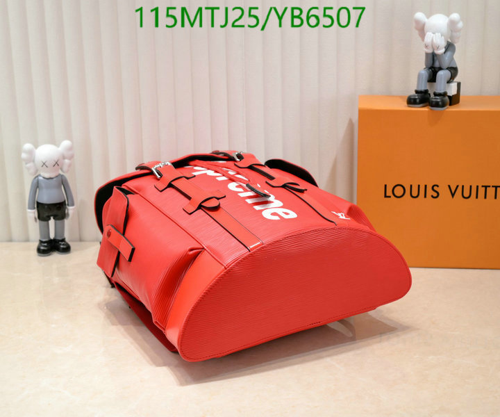 LV Bags-(4A)-Backpack-,Code: YB6507,$: 115USD