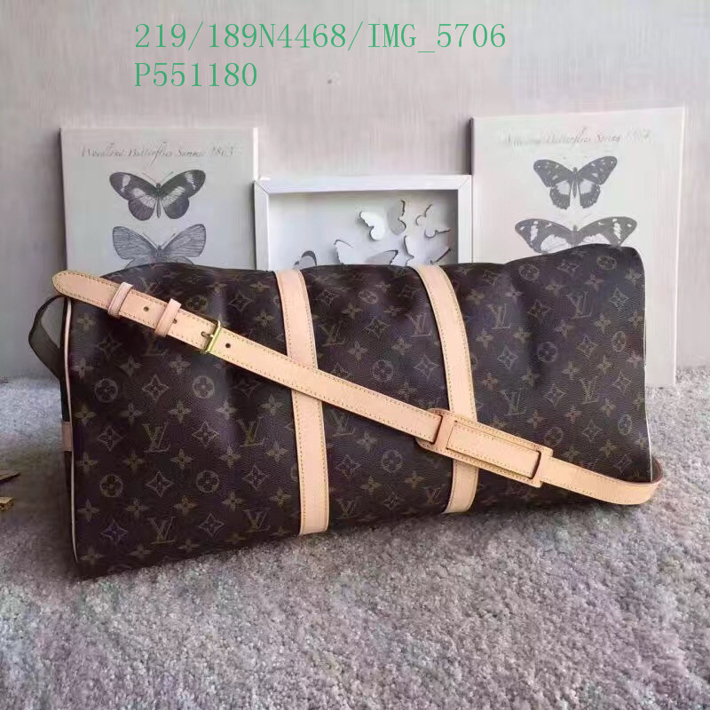 LV Bags-(Mirror)-Keepall BandouliRe 45-50-,Code：LB113027,$: 219USD