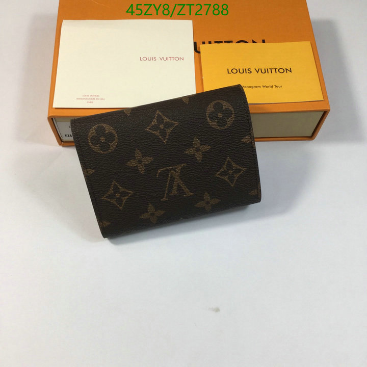 LV Bags-(4A)-Wallet-,Code: ZT2788,$: 45USD