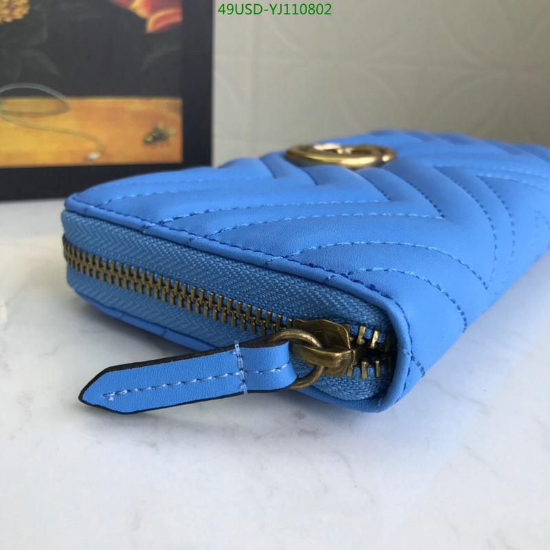 Gucci Bag-(4A)-Wallet-,Code: YJ110802,$:49USD