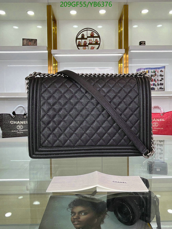 Chanel Bags -(Mirror)-Le Boy,Code: YB6376,$: 209USD