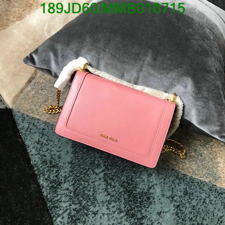 Miu Miu Bag-(Mirror)-Diagonal-,Code: MMB010715,$: 189USD