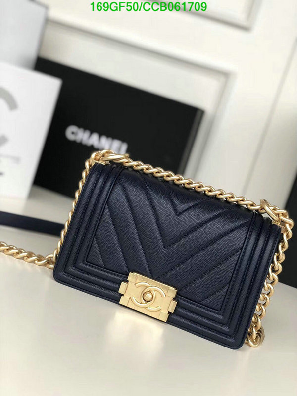 Chanel Bags -(Mirror)-Le Boy,Code: CCB061709,$: 169USD