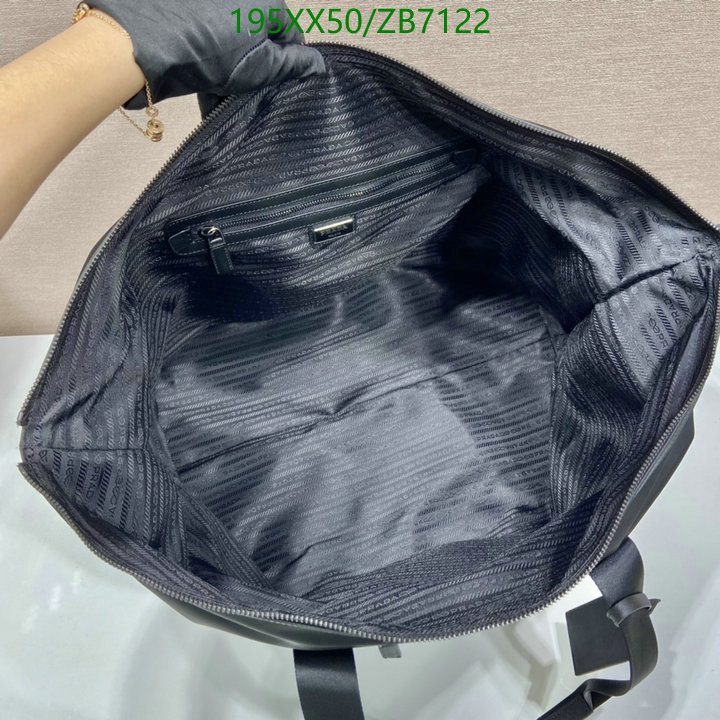 Prada Bag-(Mirror)-Handbag-,Code: ZB7122,$: 195USD