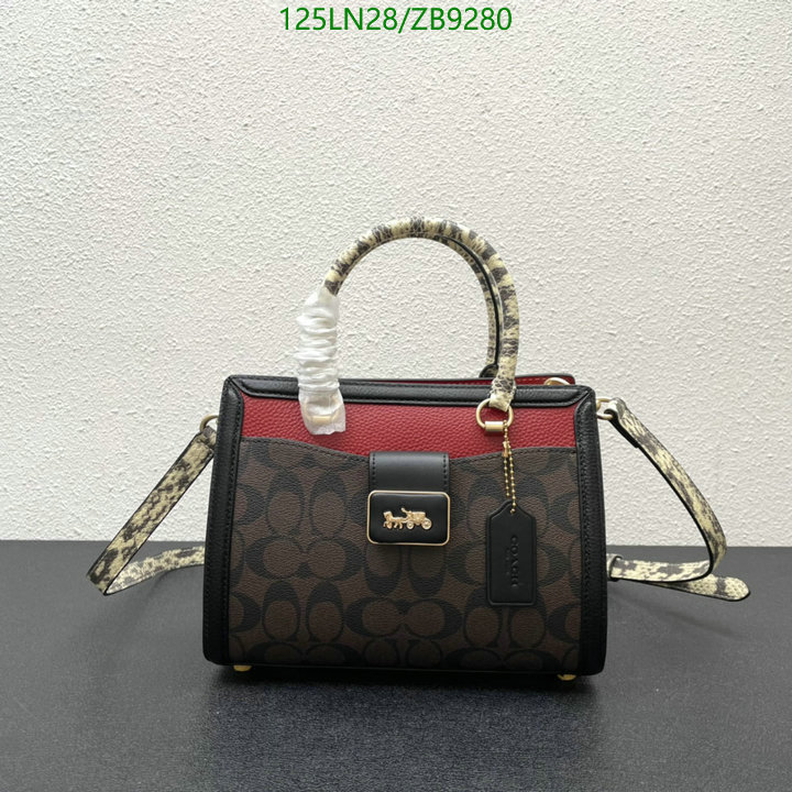 Coach Bag-(4A)-Handbag-,Code: ZB9280,$: 125USD