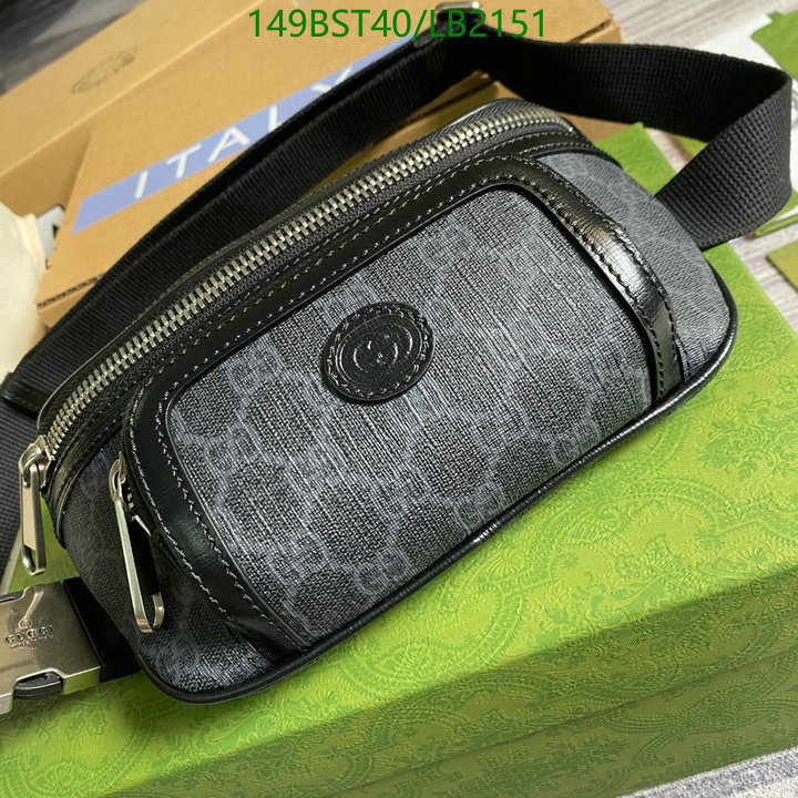 Gucci Bag-(Mirror)-Belt Bag-Chest Bag--,Code: LB2151,$: 149USD