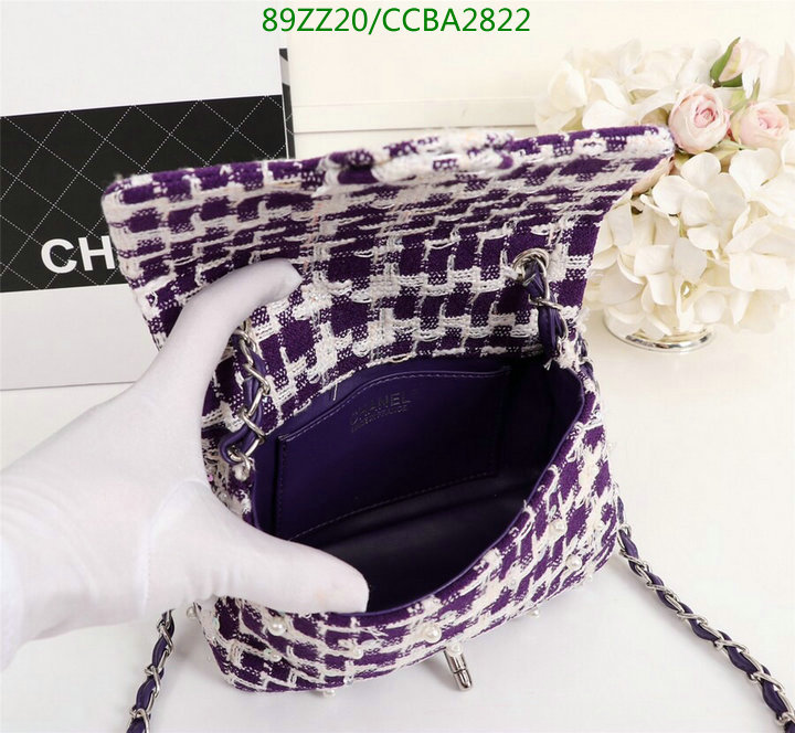 Chanel Bags ( 4A )-Diagonal-,Code: CCBA2822,$: 89USD