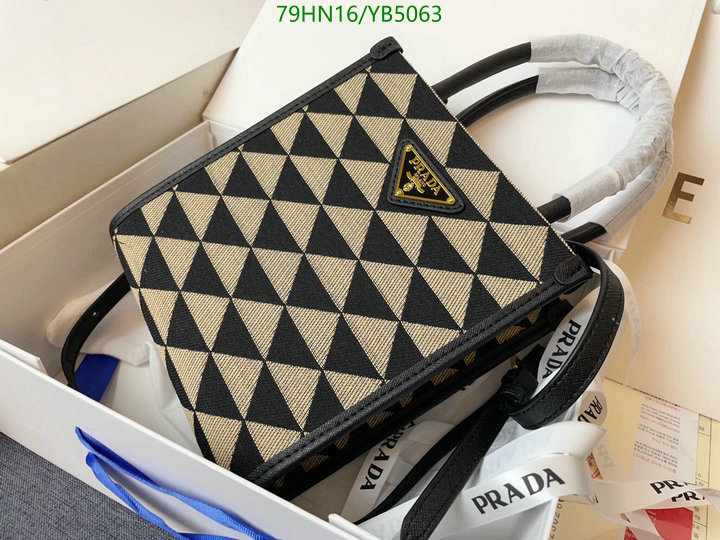Prada Bag-(4A)-Handbag-,Code: YB5063,$: 79USD