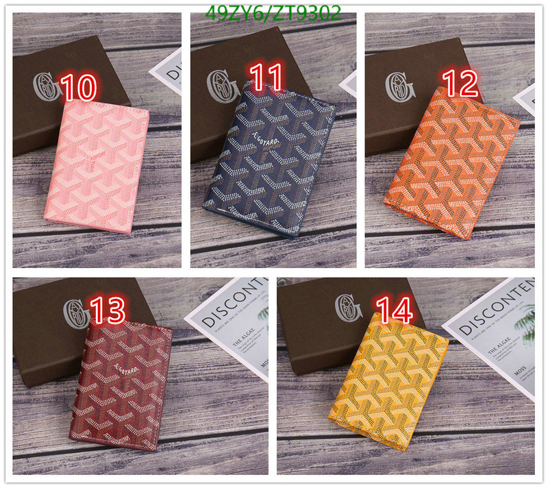 Goyard Bag-(4A)-Wallet-,Code: ZT9302,$: 49USD