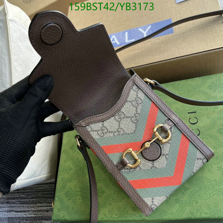 Gucci Bag-(Mirror)-Horsebit-,Code: YB3173,$: 159USD