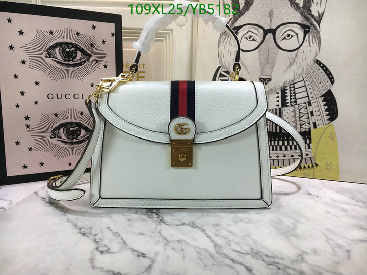 Gucci Bag-(4A)-Handbag-,Code: YB5182,$: 109USD