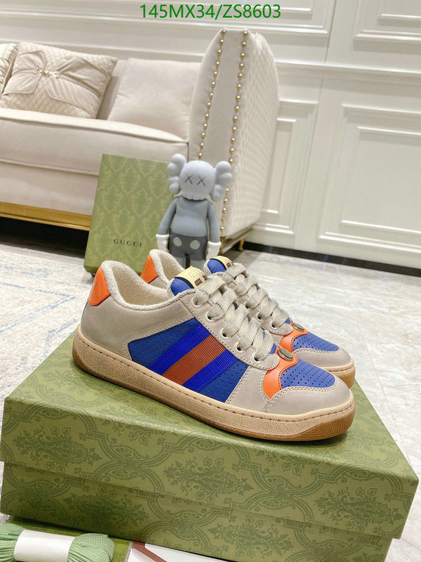 Men shoes-Gucci, Code: ZS8603,$: 145USD