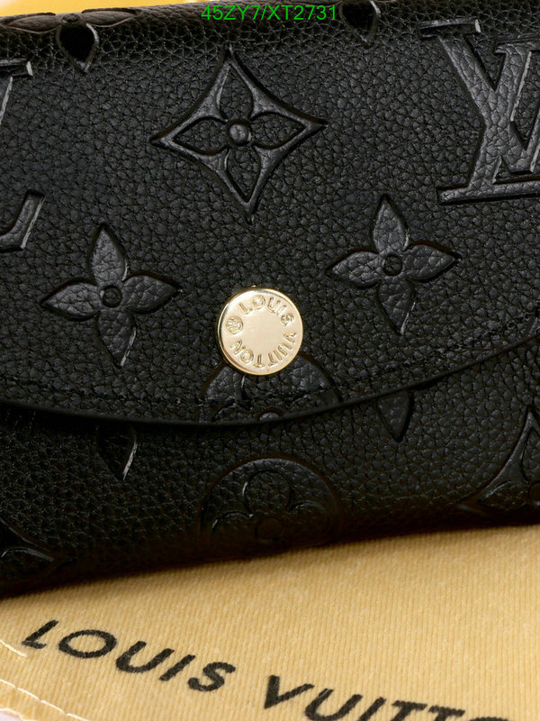 LV Bags-(4A)-Wallet-,Code: XT2731,$: 45USD