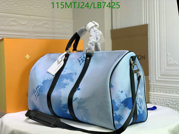 LV Bags-(4A)-Keepall BandouliRe 45-50-,Code: LB7425,$: 115USD