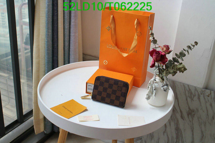 LV Bags-(Mirror)-Wallet-,Code: T062225,$: 52USD