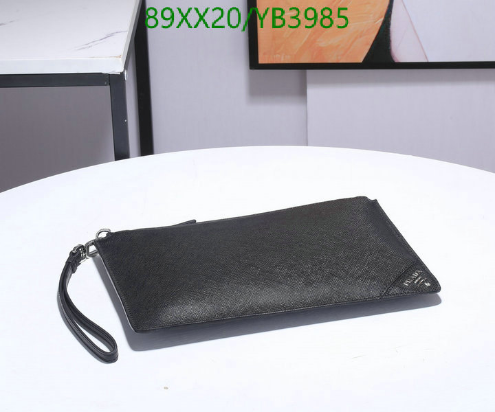 Prada Bag-(Mirror)-Clutch-,Code: YB3985,$: 89USD