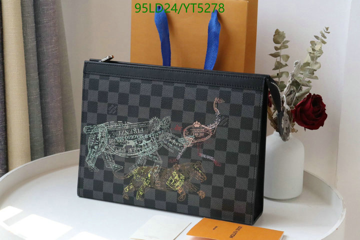 LV Bags-(Mirror)-Wallet-,Code: YT5278,$: 95USD