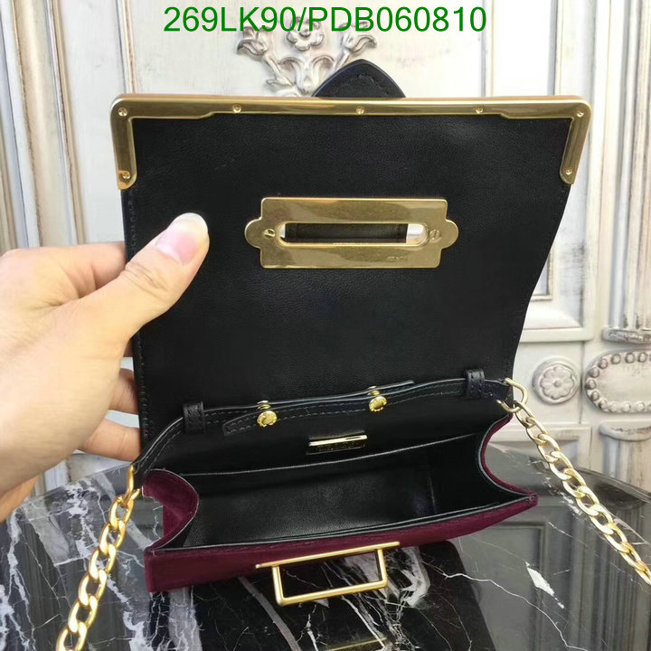 Prada Bag-(Mirror)-Diagonal-,Code: PDB060810,$: 269USD