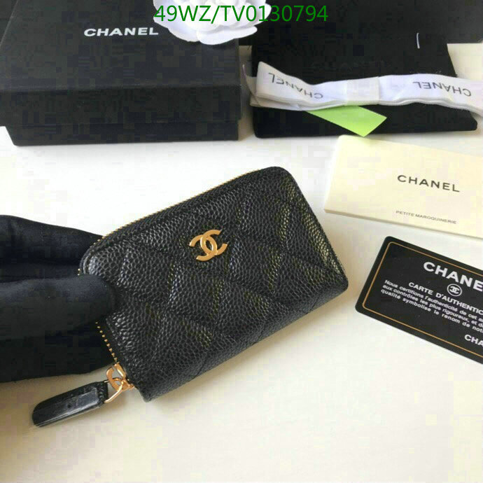 Chanel Bags ( 4A )-Wallet-,Code: TV0130794,$: 49USD