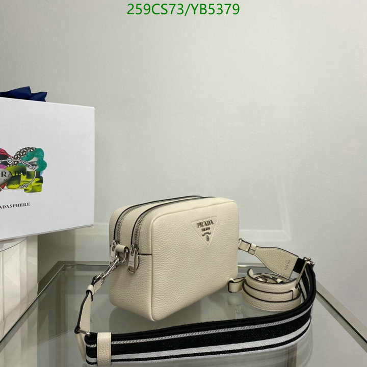 Prada Bag-(Mirror)-Diagonal-,Code: YB5379,$: 259USD