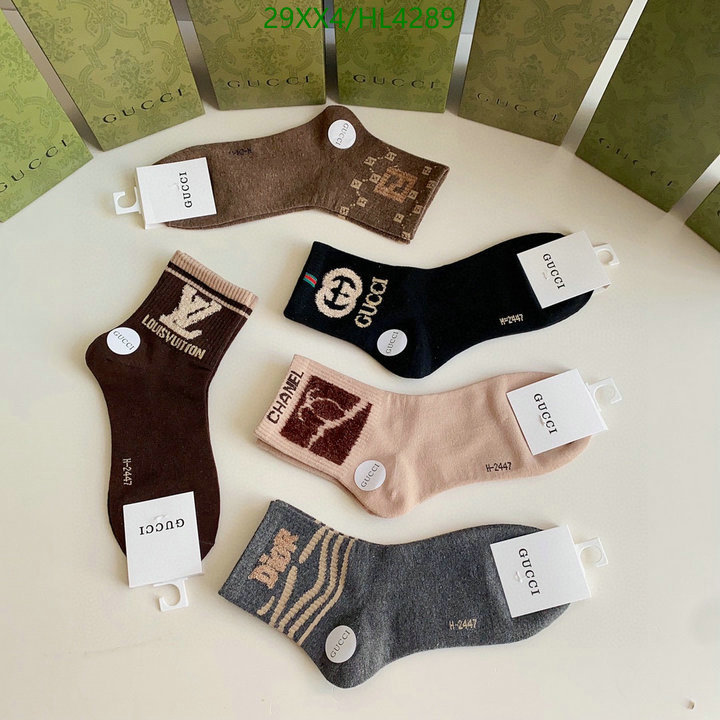 Sock-Gucci, Code: HL4289,$: 29USD