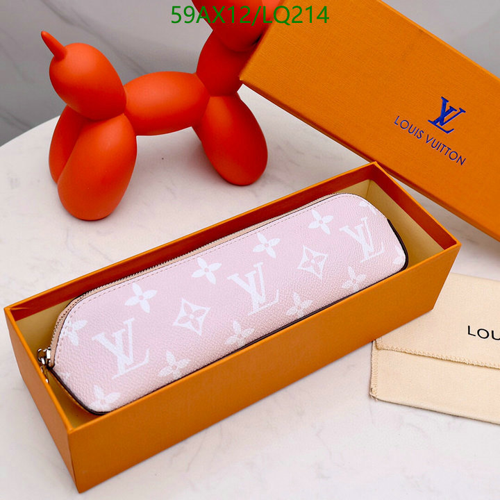 LV Bags-(4A)-Wallet-,Code: LQ214,$: 59USD