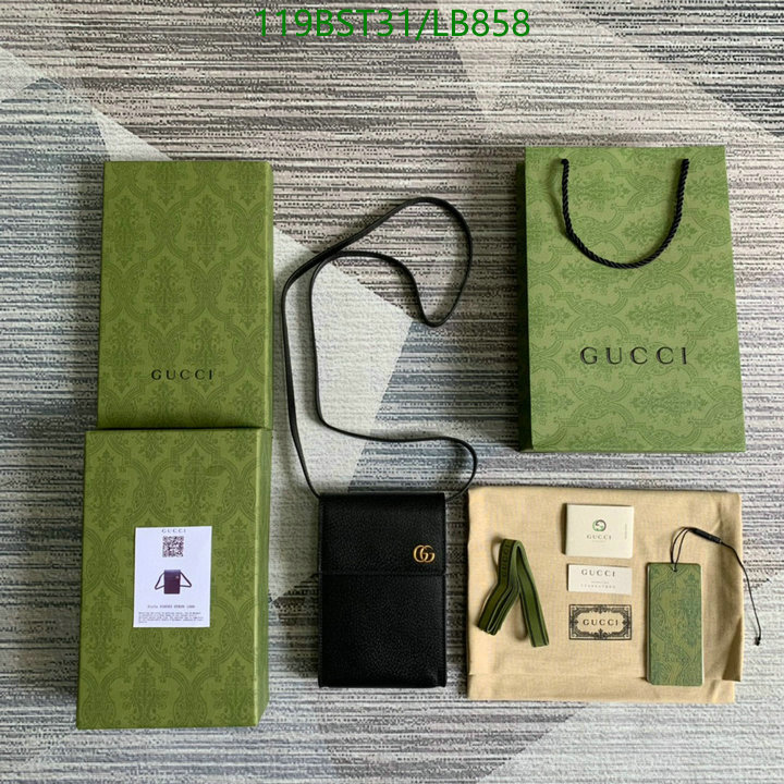 Gucci Bag-(Mirror)-Diagonal-,Code: LB858,$: 119USD