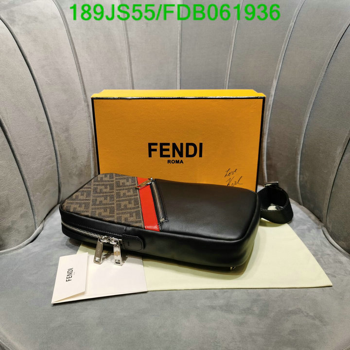 Fendi Bag-(Mirror)-Diagonal-,Code: FDB061936,$: 189USD